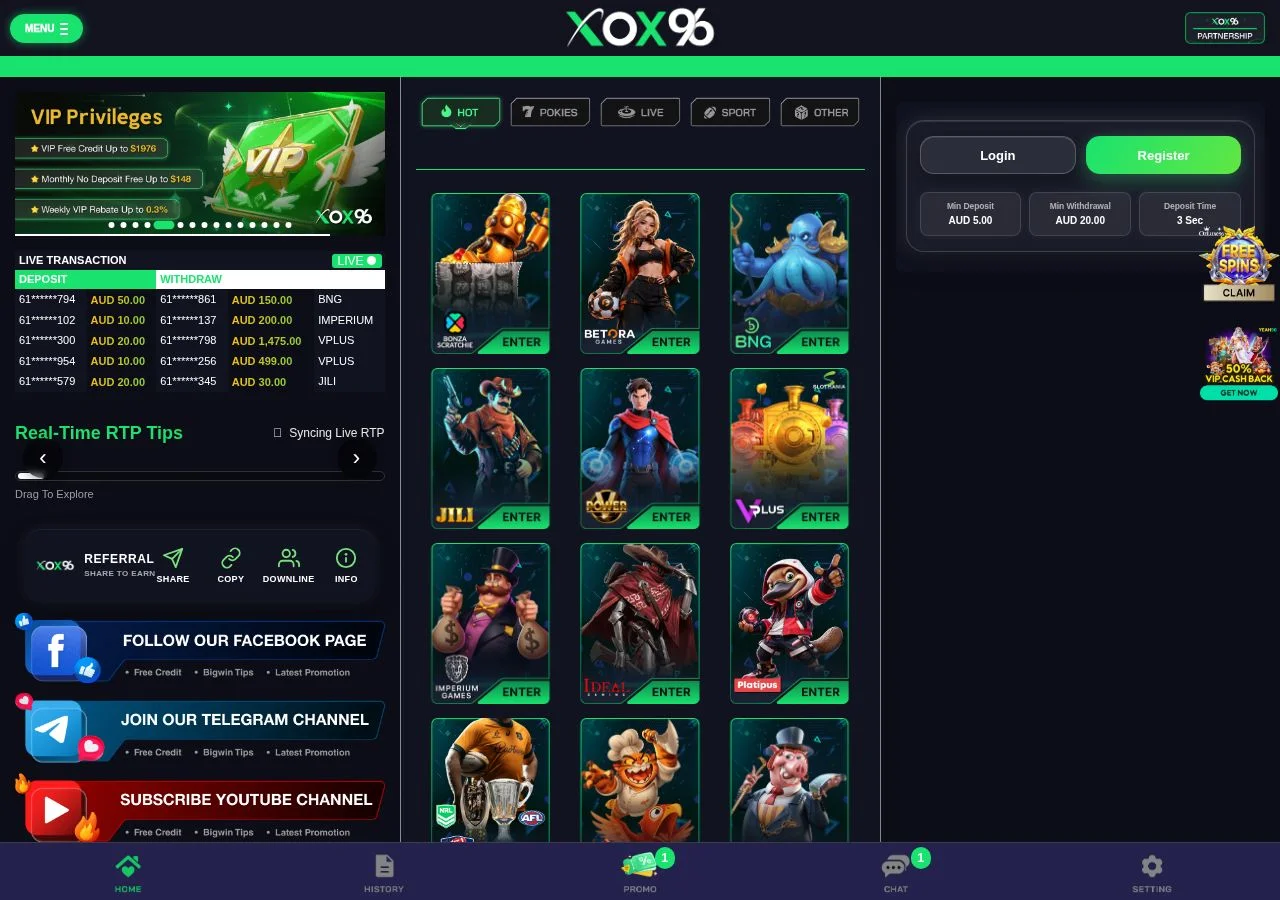 XOX96 overview banner