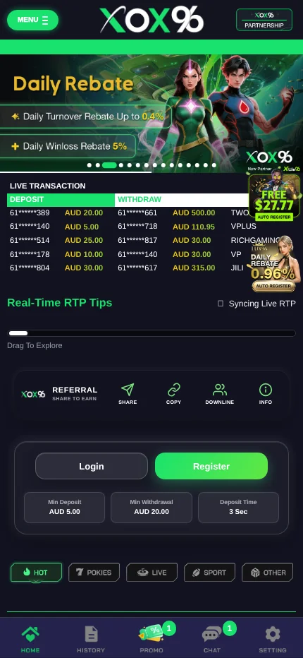 XOX96: Mobile App