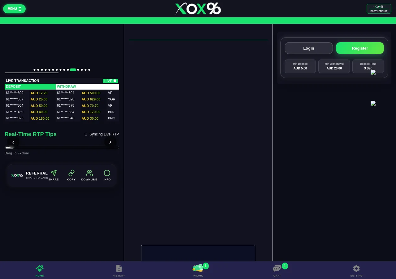 XOX96: Demo Mode and Free Play